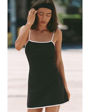 Daily Practice Square-Neck Mini Dress - Black