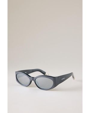 Jacquemus Ovalo Sunglasses - Metallic