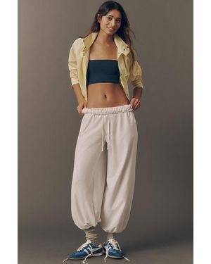 Daily Practice Knit Balloon Trousers - White