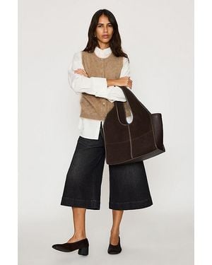 By Anthropologie The Contrast Tote Bag - Black