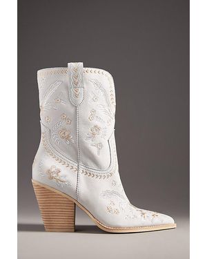 Dolce Vita Jessey Floral Western Boots - Grey