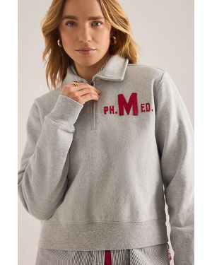 Champion Half-Zip Sweatshirt - Grey