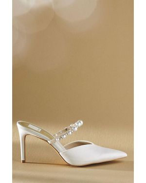 Dolce Vita Kanika Pearl Satin Heels - Natural
