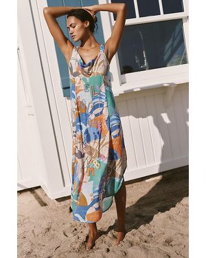 Celandine Beaded Market Stall Maxi Dress - Black