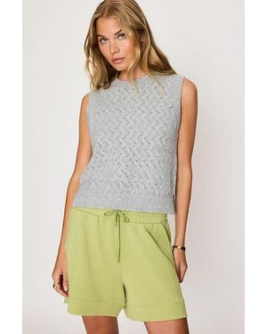 Varley Hazen Knit Tank Top - Grey