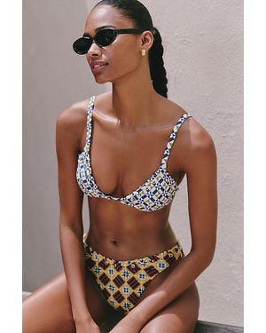 Celandine Sheena Grommet Bikini Top - Brown