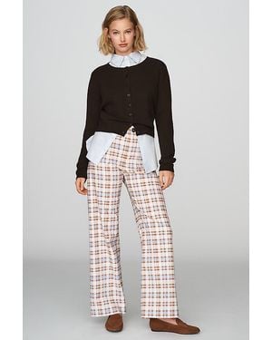 Maeve The Colette Full-Length High-Rise Wide-Leg Trousers By - Green