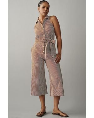 Maeve Sleeveless Crop Jumpsuit - Multicolour