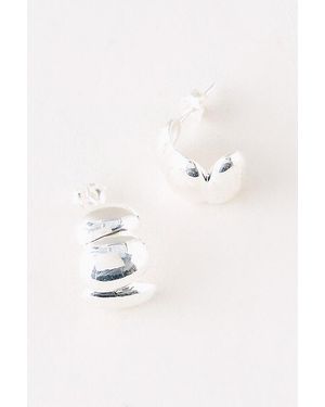 Enamel Copenhagen Melia Chunky Hoop Earrings - Natural