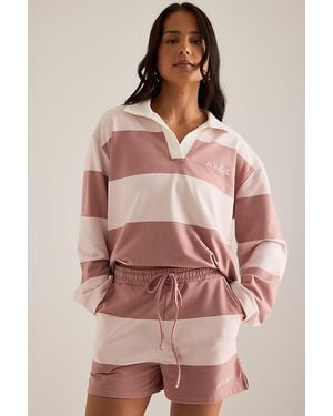 4th & Reckless Hailey Stripe Shorts - Natural