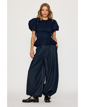 Damson Madder Becca Multiway Blouse - Blue