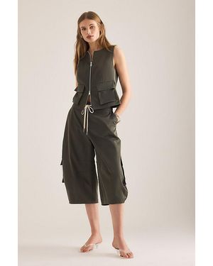 ALIGNE Bentley Balloon-Leg Culottes - Natural