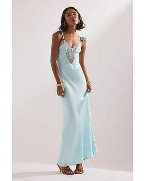 Bardot Ivy Lace Detail Maxi Dress - White