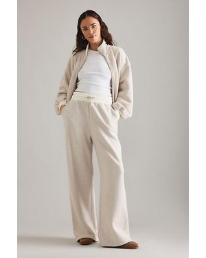 4th & Reckless Josefina Wide-Leg Joggers - Natural