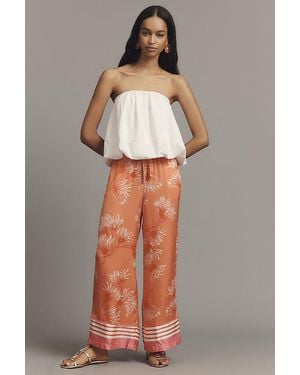 By Anthropologie Silky Pyjama Bottoms - Orange
