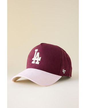 '47 Faux-Suede La Dodgers Baseball Cap - Purple