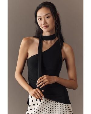 AFRM Maple Asymmetrical Tank Top - Brown