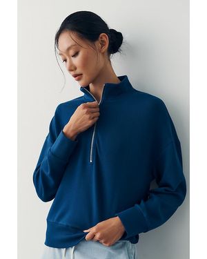 Varley Mavis Long-Sleeve Half-Zip Pullover - Blue