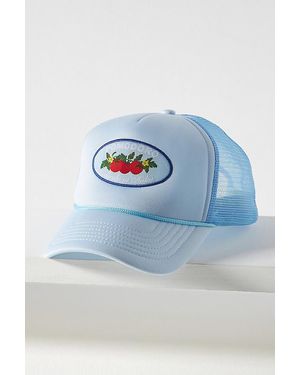 Coney Island Picnic Fruit Patches Trucker Hat - Blue