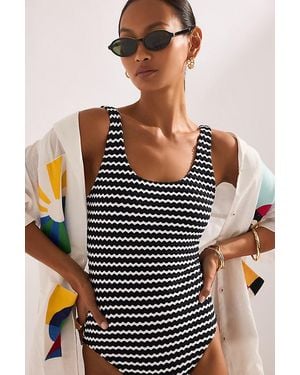 By Anthropologie Classic Oval Sunglasses - Black