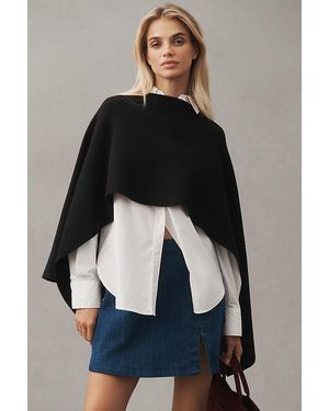 Mare Mare Knit Poncho - Blue