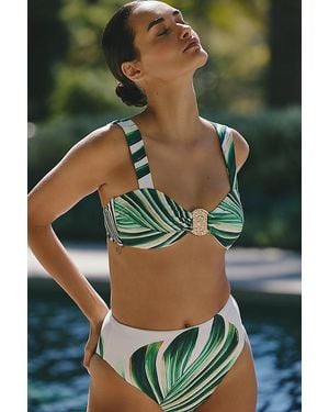Celandine Isabella Hardware Bikini Top - Green