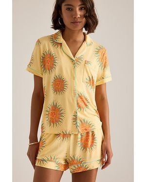 Chelsea Peers Sun Short Pyjama Set - Natural