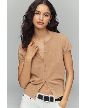 Maeve Coco Cotton Cashmere Cardigan By - Natural