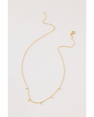 Enamel Copenhagen Lola Drop Necklace - White