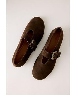 Vagabond Shoemakers Vagabond Aleya Buckle Ballet Flats - Brown
