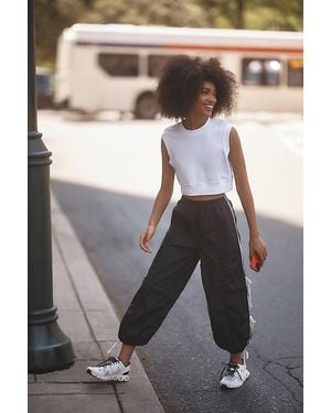 Daily Practice by Anthropologie Bowline Parachute Trousers - Black