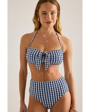 Seafolly Bandeau Bikini Top - Blue
