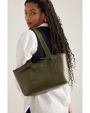 Melie Bianco Whipstitch Tote Bag - Green