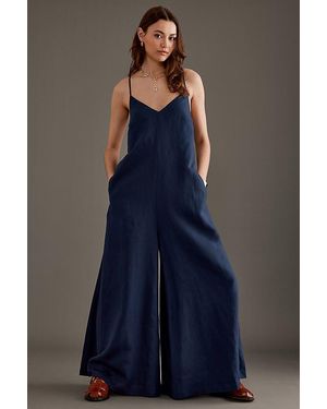ALIGNE Nell Wide-leg Jumpsuit - Blue