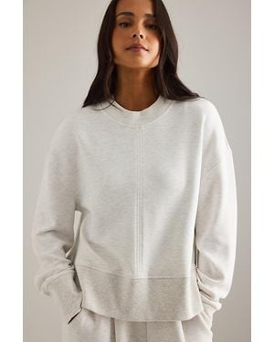 Varley Philippe Crop Sweatshirt - Grey