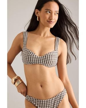 Peony Essential Crop Bikini Top - Natural