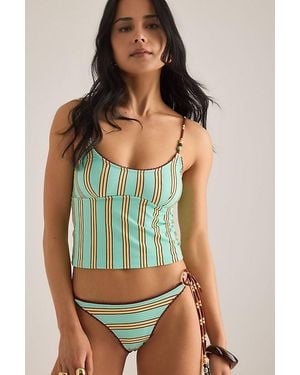 Damson Madder Trudi Tankini Swim Top - Green