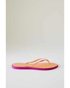 Havaianas Slim Point Flip Flops - Pink