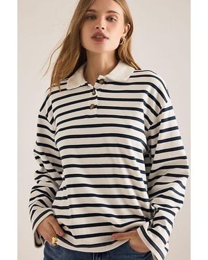 SELECTED Wada Stripe Rugby Top - Multicolour