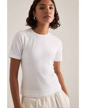 Varley Regina Cotton-Modal T-Shirt - White