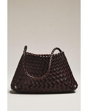 By Anthropologie Calla Woven Shoulder Bag - Black