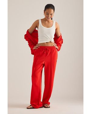 Fila Marina Wide-Leg Track Trousers - Red