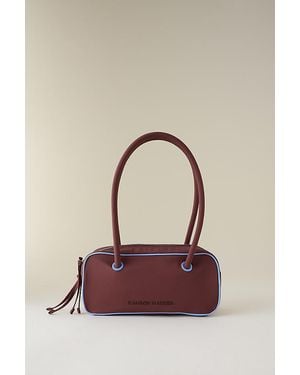 Damson Madder Benny Mini Bowler Bag - Brown