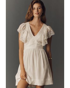 By Anthropologie Halter V-Neck Fit & Flare Midi Dress in Blue | Lyst UK By Anthropologie Halter V-Neck Fit & Flare Midi Dress in Blue | Lyst UK
