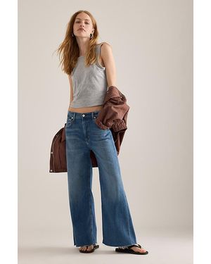 Citizens of Humanity Lyra Wide-Leg Crop Jeans - Blue