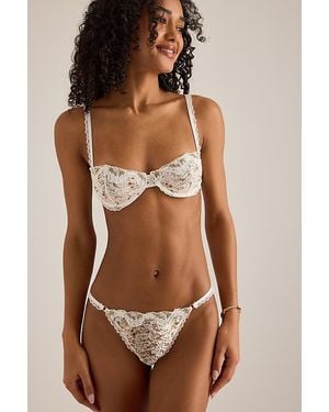 Wild Lovers Margot Lace Thong - Brown