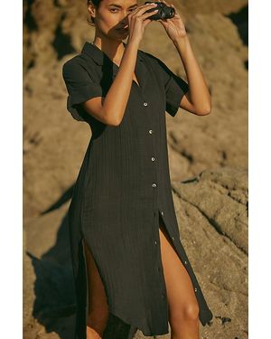 By Anthropologie The Lucia Sheer Midi Dress - Green