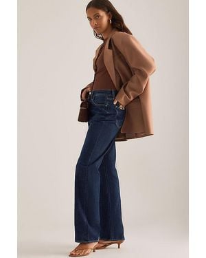 Pistola Cassie High-Rise Straight-Leg Jeans - Blue
