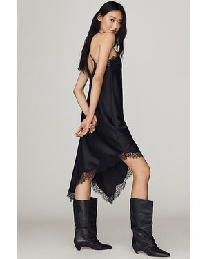 Silent D Heev Folded Ruched Boots - Black