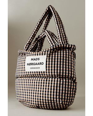 Mads Nørgaard Logo Puffer Tote Bag - Metallic